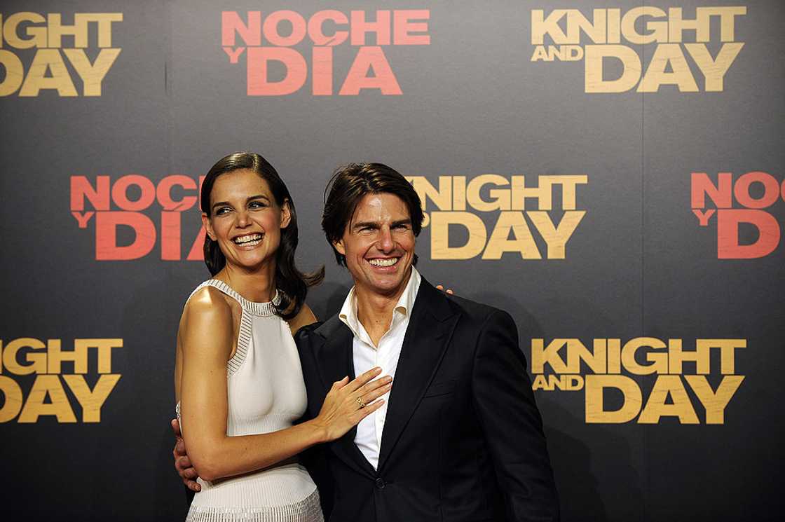 Tom Cruise (R) and his ex-wife Katie Holmes (L) Tom Cruise (R) and his ex-wife Katie Holmes (L)