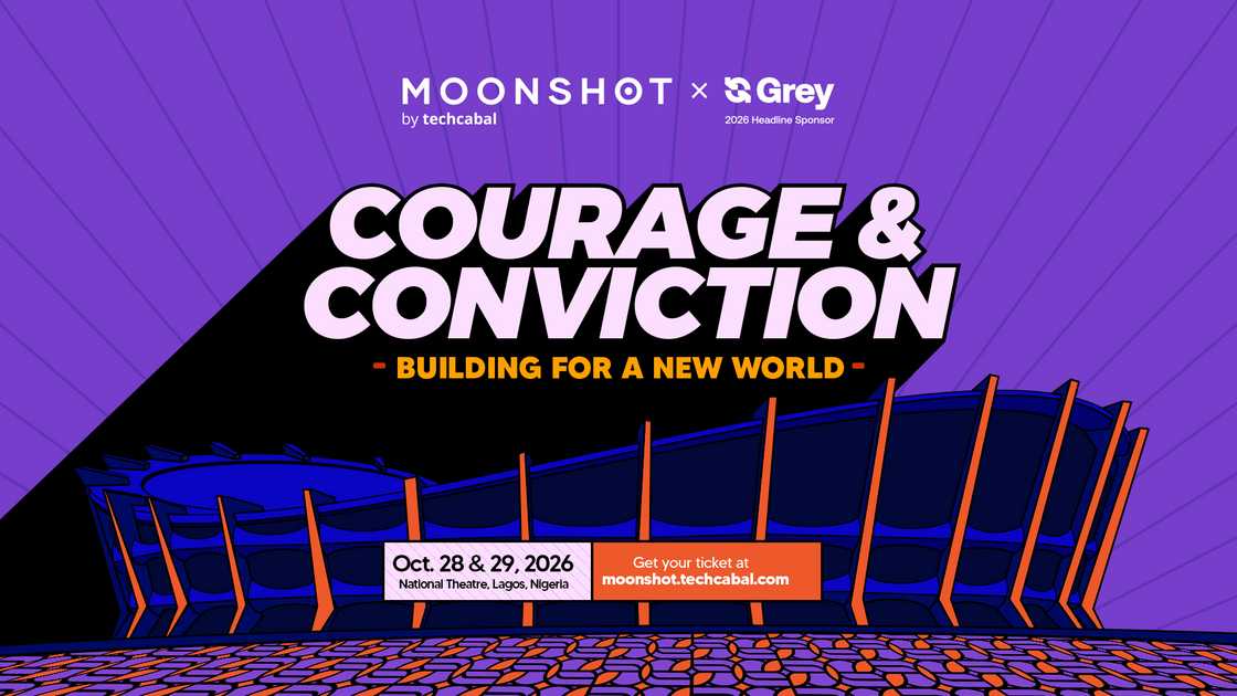 Moonshot by TechCabal unveils 2026 theme, "Courage & Conviction — Building for a New World"