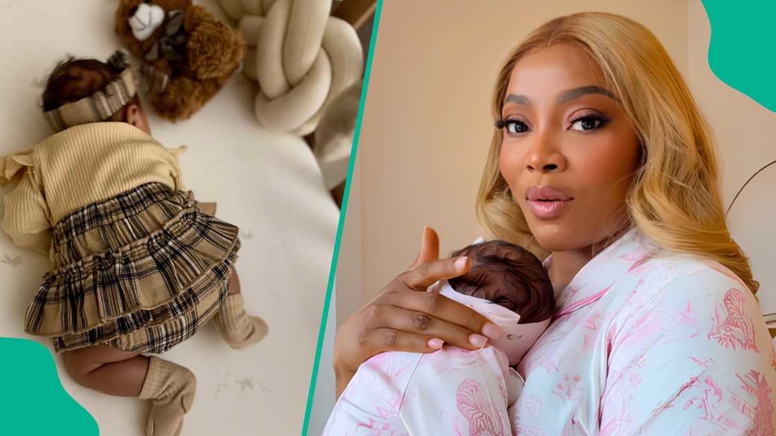 Shade Okoya gifts Priscilla Ojo and Toke Makinwa for their babies. Shade Okoya gifts Priscilla Ojo and Toke Makinwa for their babies.