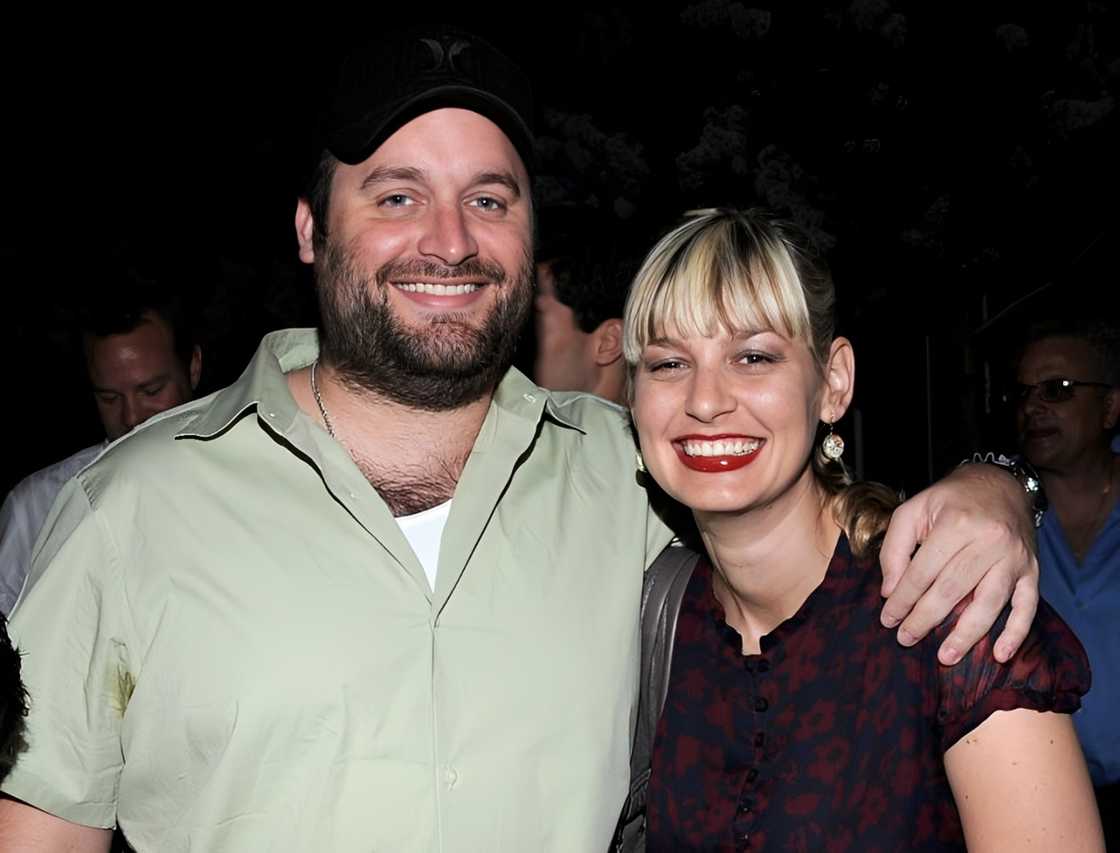 Tom Segura poses with an arm around Christina Pazsitzky Tom Segura poses with an arm around Christina Pazsitzky