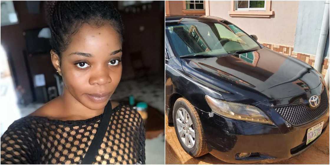 Wizkid's 1st baby mama slams people mocking her for driving Toyota Camry