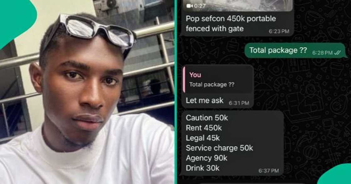 Man posts conversation with agent whom he chatted up to inquire about a house.