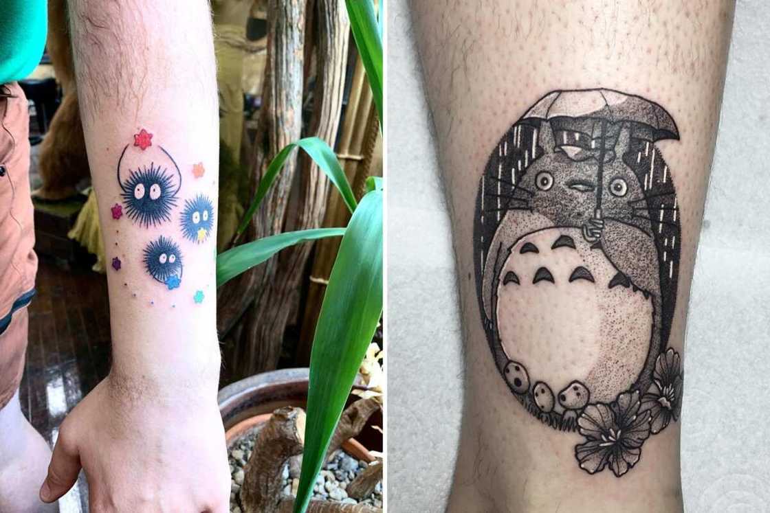 Simple anime tattoos