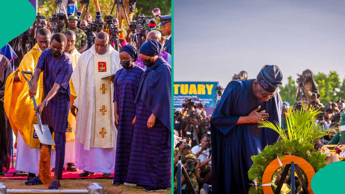 President Tinubu Leads Nigeria in Honoring Late Chief of Army Staff at National Cemetery President Tinubu Leads Nigeria in Honoring Late Chief of Army Staff at National Cemetery