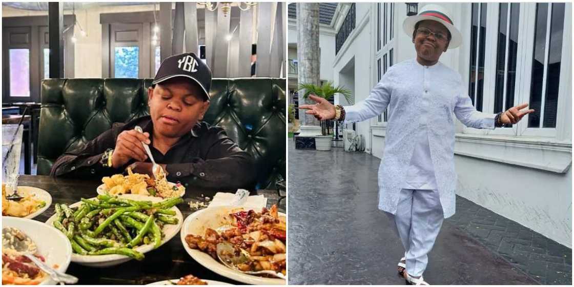 Osita Iheme eating, Osita Iheme