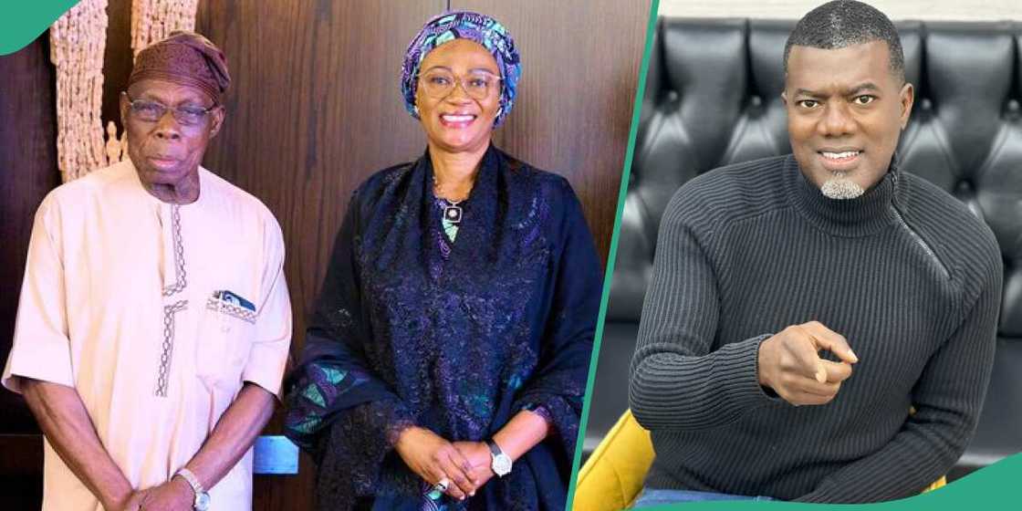 Reno Omokri reacts as Obasanjo visits Oluremi Tinubu on Sallah celebration Reno Omokri reacts as Obasanjo visits Oluremi Tinubu on Sallah celebration