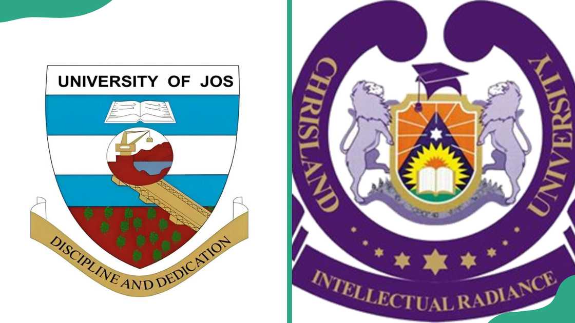 University of Jos logo and Chrisland University, Owode logo University of Jos logo and Chrisland University, Owode logo