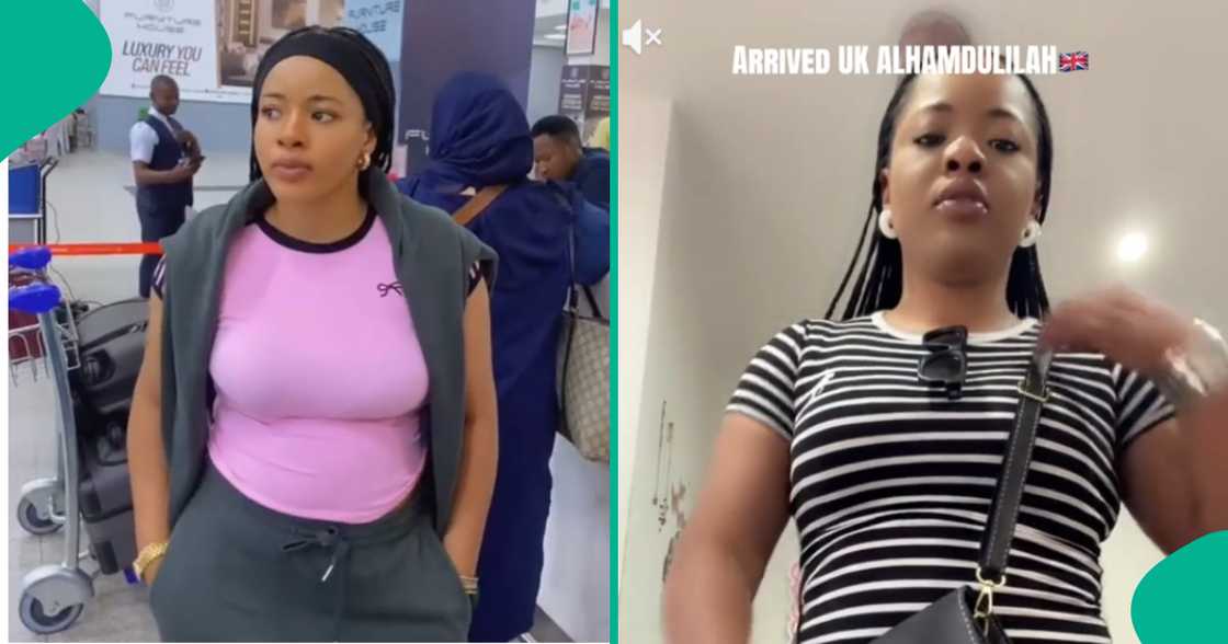 Nigerian lady posts her relocation journey to UK.
