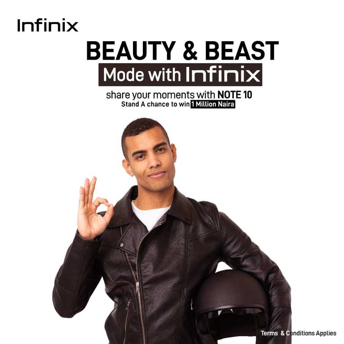 N1m up for Grabs in the Infinix Note 10 Pro Beauty and Beast Mode Challenge N1m up for Grabs in the Infinix Note 10 Pro Beauty and Beast Mode Challenge