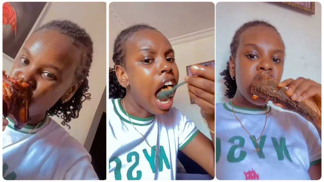 Photo of the lady corper Photo of the lady corper