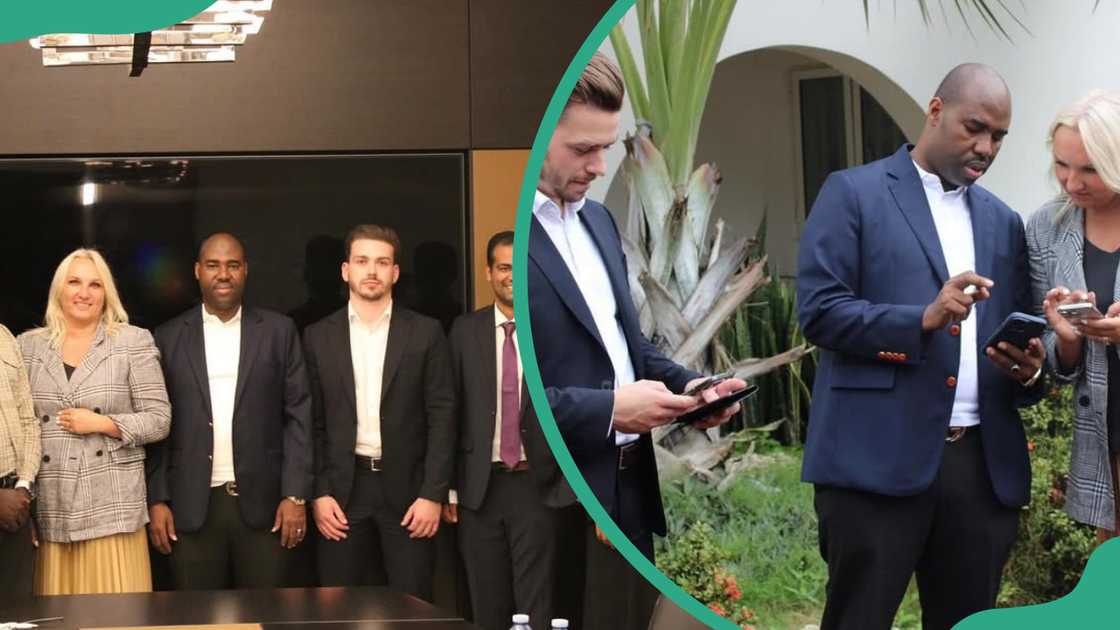 NG Eagle CEO and team at their headquarters in Abuja, Nigeria