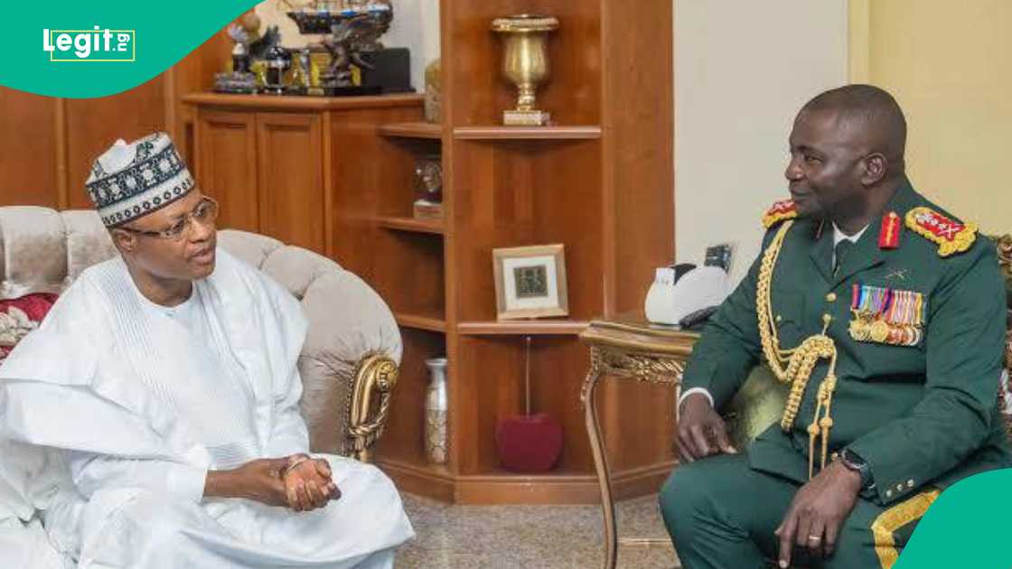 Kaduna state governor Uba Sani celebrates the appointment of General Christopher Musa as defence minister-designate. Kaduna state governor Uba Sani celebrates the appointment of General Christopher Musa as defence minister-designate.