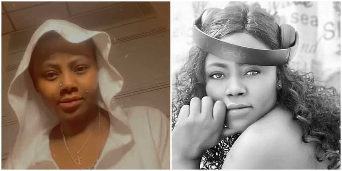 Nigerian lady who resigned as police officer to become a DJ in America Nigerian lady who resigned as police officer to become a DJ in America