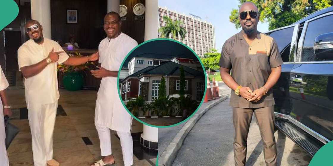 Jim Iyke stops by at Vincent Enyeama's hotel