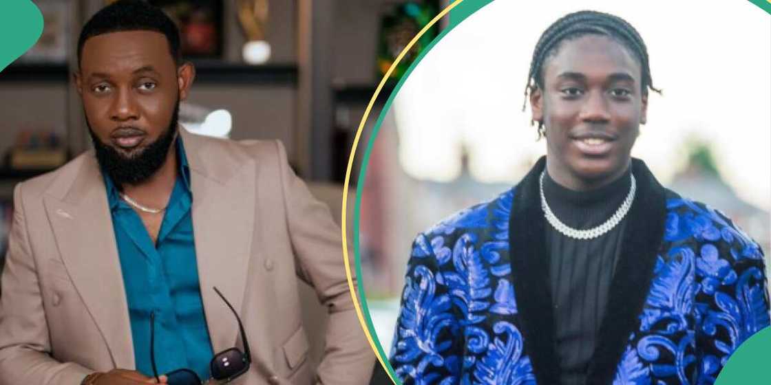 Comedian AY Makun celebrates 'son's' 17th birthday. Comedian AY Makun celebrates 'son's' 17th birthday.