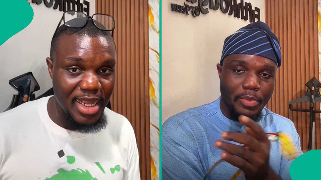 Nigerian man, a fashion designer speaks about going for his MBA. changes his mind