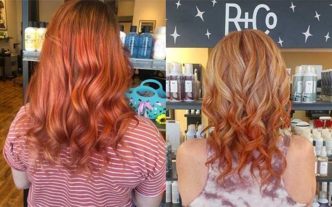 Strawberry blonde ombre Strawberry blonde ombre
