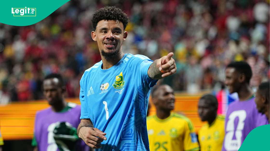 Ronwen Williams, Bafana Bafana, South Africa, South Korea, 2026 FIFA World Cup, Guadalajara, Mexico.