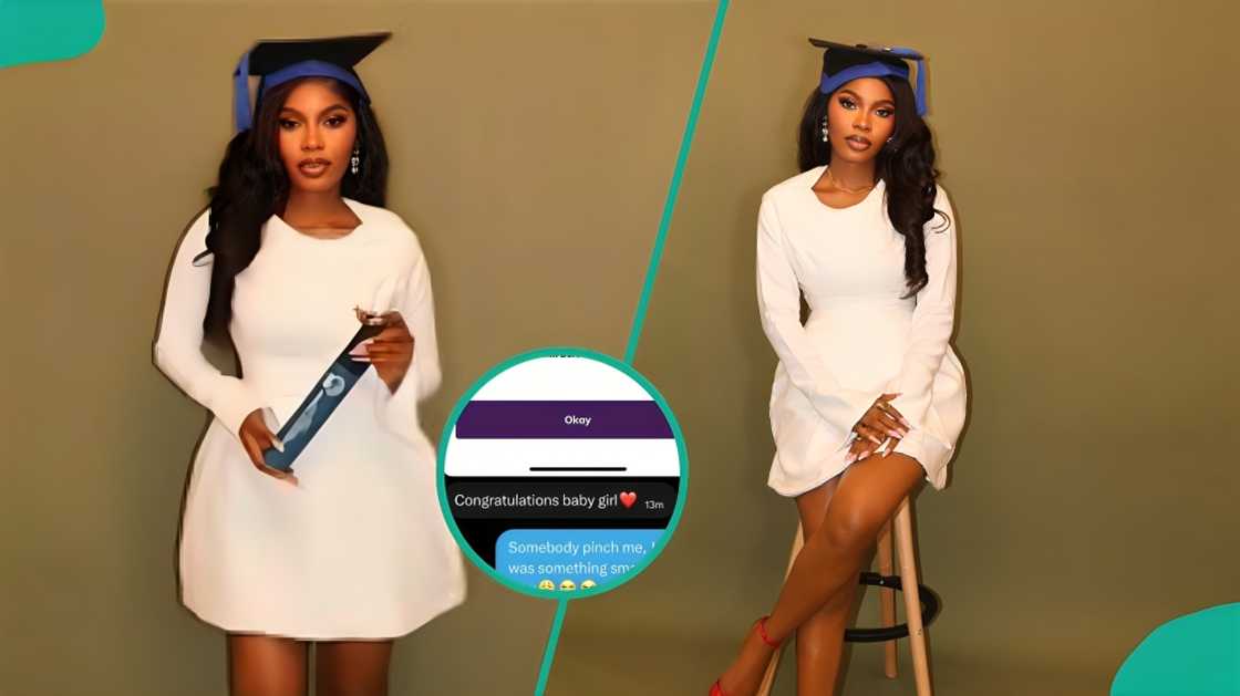 A Nigerian graduate shared a private conversation and payment screenshot showing that a stranger sent her a huge sum of money as a graduation gift. A Nigerian graduate shared a private conversation and payment screenshot showing that a stranger sent her a huge sum of money as a graduation gift.