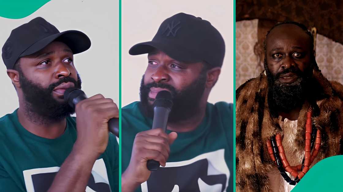 Femi Adebayo gets emotional as he reveals Jagun Jagun 2: War of Warriors is ready. Femi Adebayo gets emotional as he reveals Jagun Jagun 2: War of Warriors is ready.