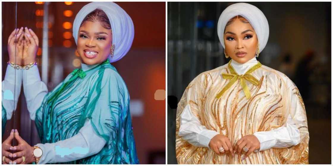 Photos of actress Eniola Ajao and Mercy Aigbe. Photos of actress Eniola Ajao and Mercy Aigbe.