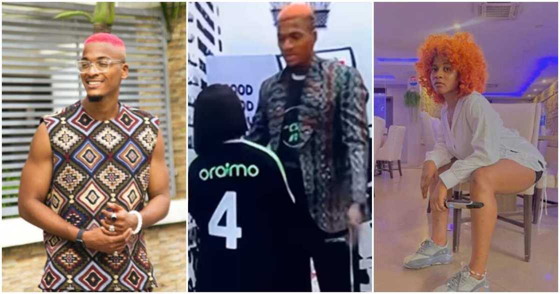 Photos of BBNaija stars Groovy and Phyna