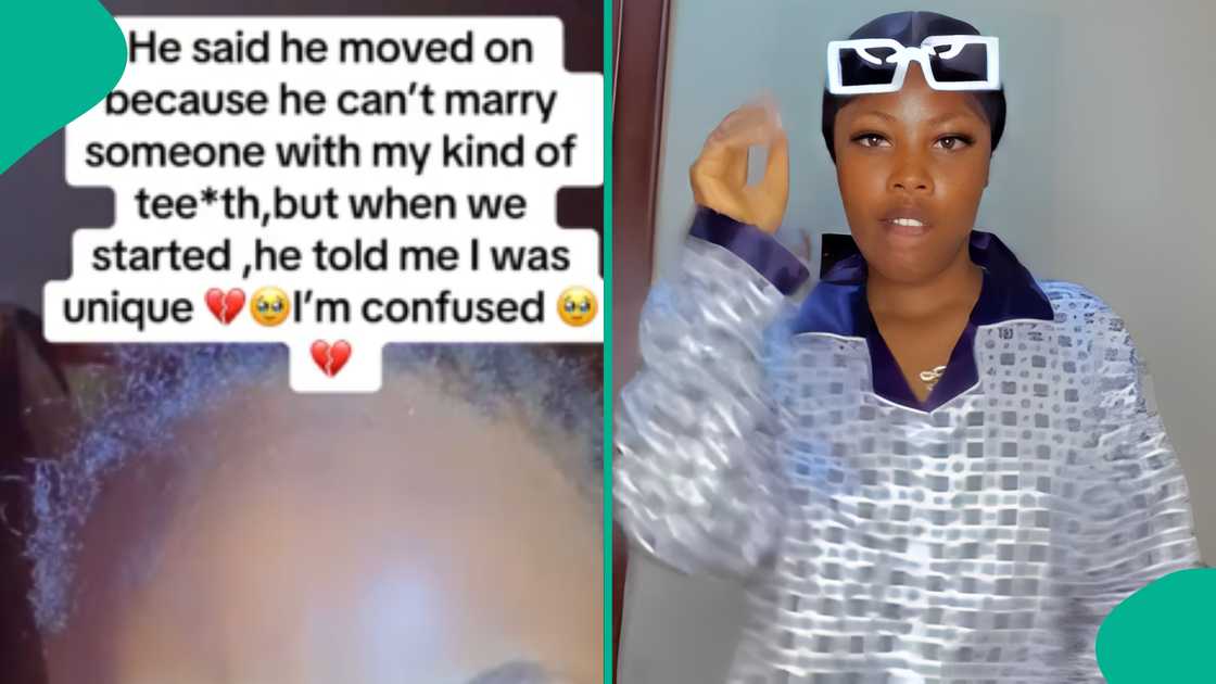 Lady cries out on social media, says boyfriend dumped her because of her teeth Lady cries out on social media, says boyfriend dumped her because of her teeth