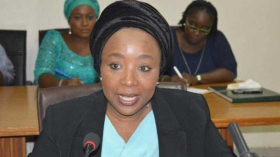 Minista Sharon Ikeazor kan batun Buhari Minista Sharon Ikeazor kan batun Buhari