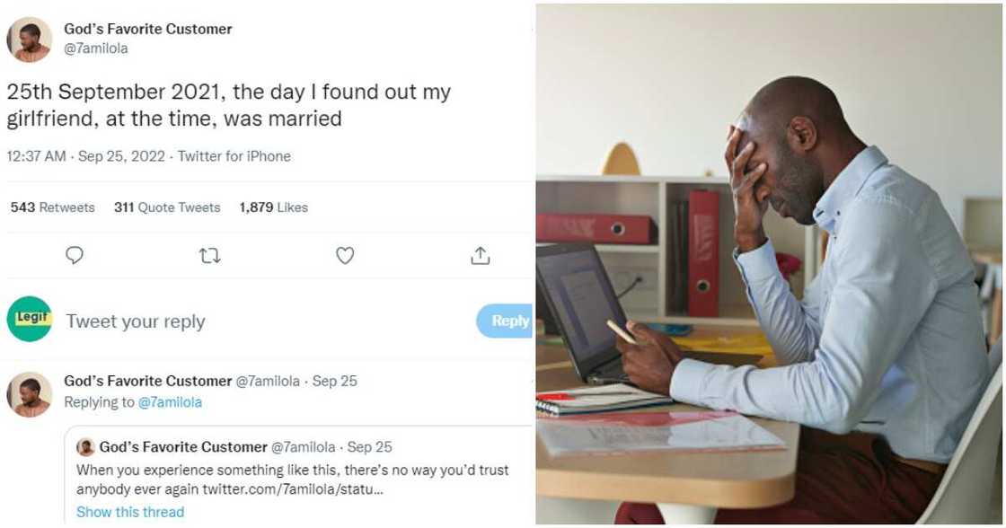 Breakfast stories, heartbreak stories, Nigerian man finds out his girlfriend is married Breakfast stories, heartbreak stories, Nigerian man finds out his girlfriend is married