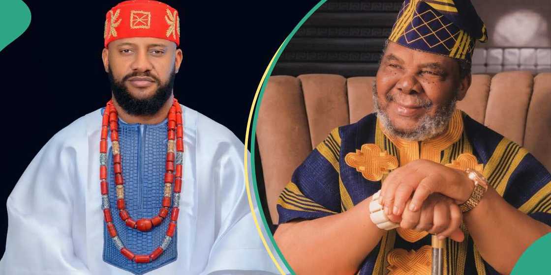 Yul Edochie pens message to Pete Edochie. Yul Edochie pens message to Pete Edochie.