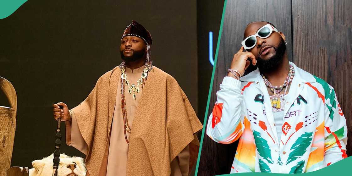 Davido teases fans with runway pictures.