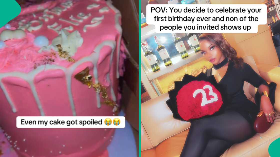 Heartbroken lady shares video as no one showed up for her first birthday celebration