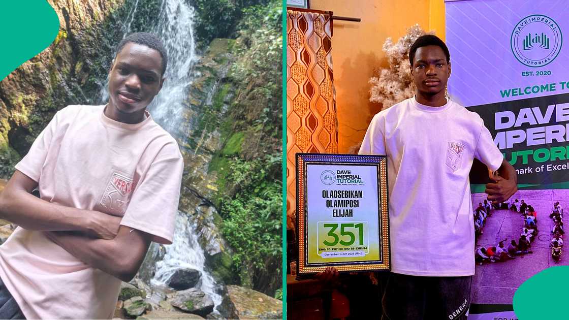 Photo as student who scored 351 in JAMB celebrates his physics tutor
