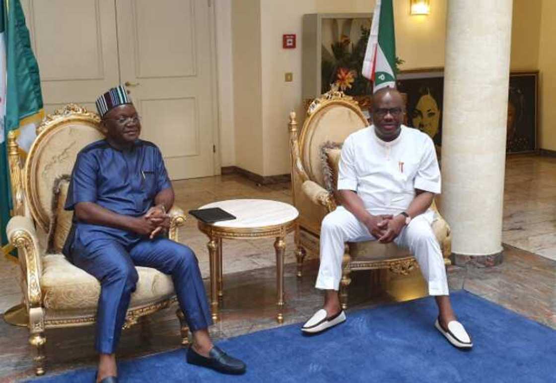 Samuel Ortom/Nyesom Wike/Benue State/Rivers state/PDP/2023 election