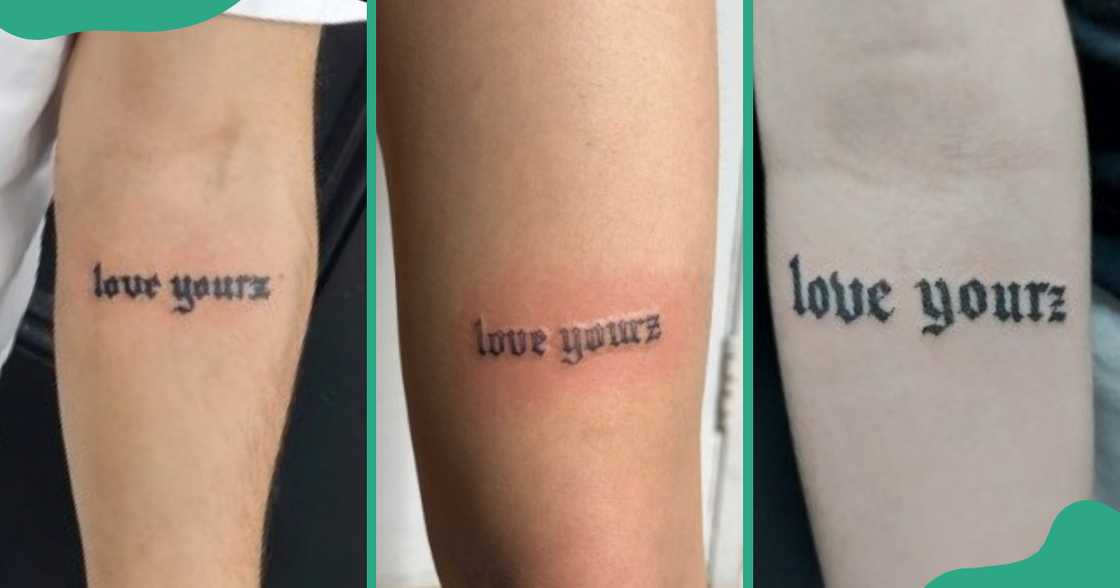 Love Yourz tattoos Love Yourz tattoos