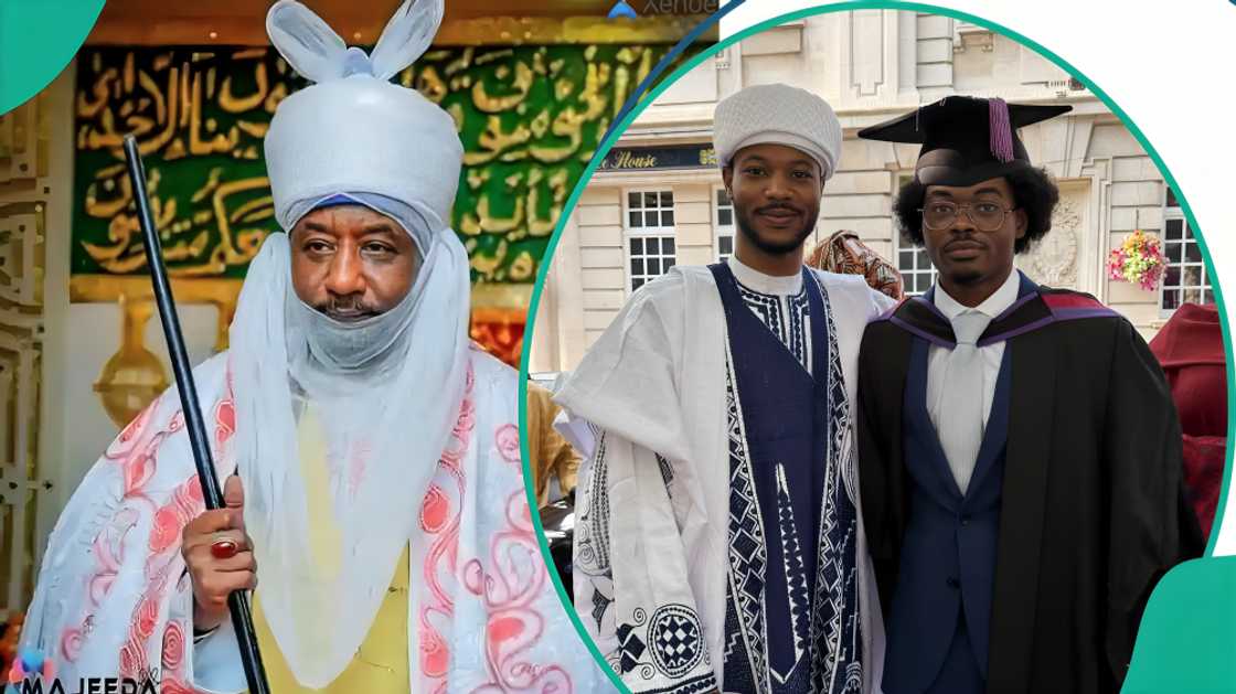 Emir of Kano Muhammadu Sanusi celebrates family success while showcasing indigenous royal fashion Emir of Kano Muhammadu Sanusi celebrates family success while showcasing indigenous royal fashion