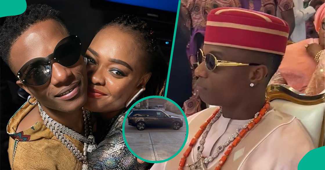 Wizkid surprises his sister. Wizkid surprises his sister.