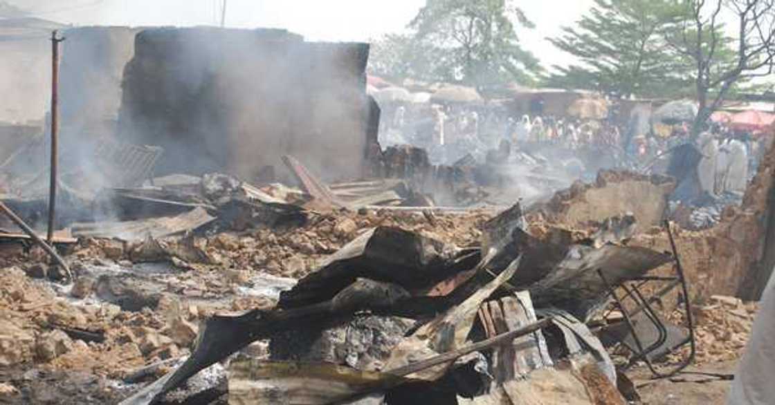 Allah ya kare: Mummunar gobara ta yi barna a garin Bogocho Allah ya kare: Mummunar gobara ta yi barna a garin Bogocho