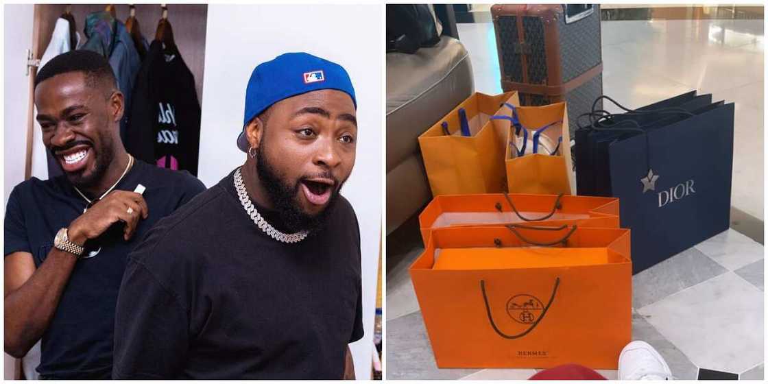Davido takes 30BG Crew on shopping spree Davido takes 30BG Crew on shopping spree