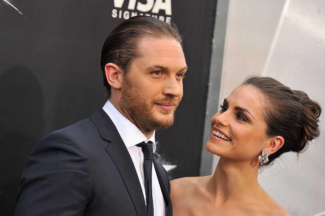 Actor Tom Hardy and Charlotte Riley at AMC Lincoln Square Theatre