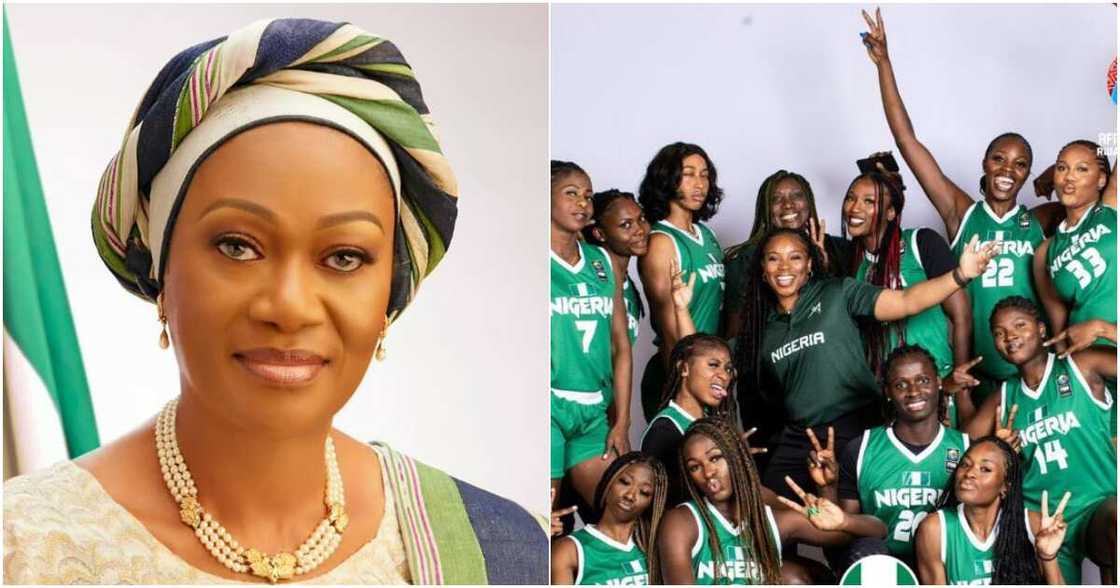 Oluremi Tinubu, Bola Tinubu, D’Tigress, FIBA Women AfroBasket 2023 Oluremi Tinubu, Bola Tinubu, D’Tigress, FIBA Women AfroBasket 2023
