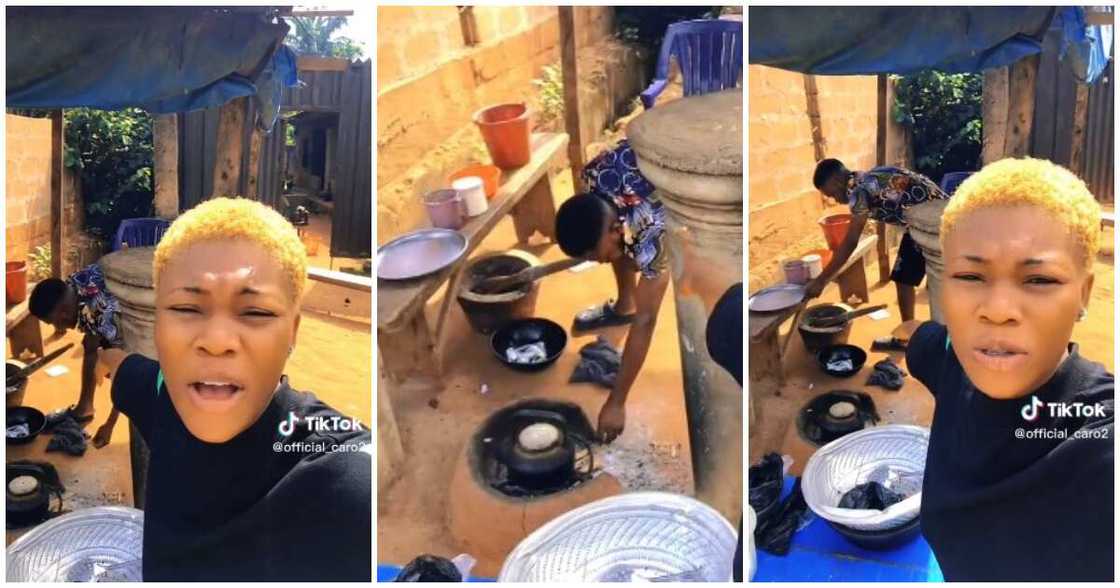 Lady flaunts her boyfriend who sells akara, akara seller, yahoo boys Lady flaunts her boyfriend who sells akara, akara seller, yahoo boys