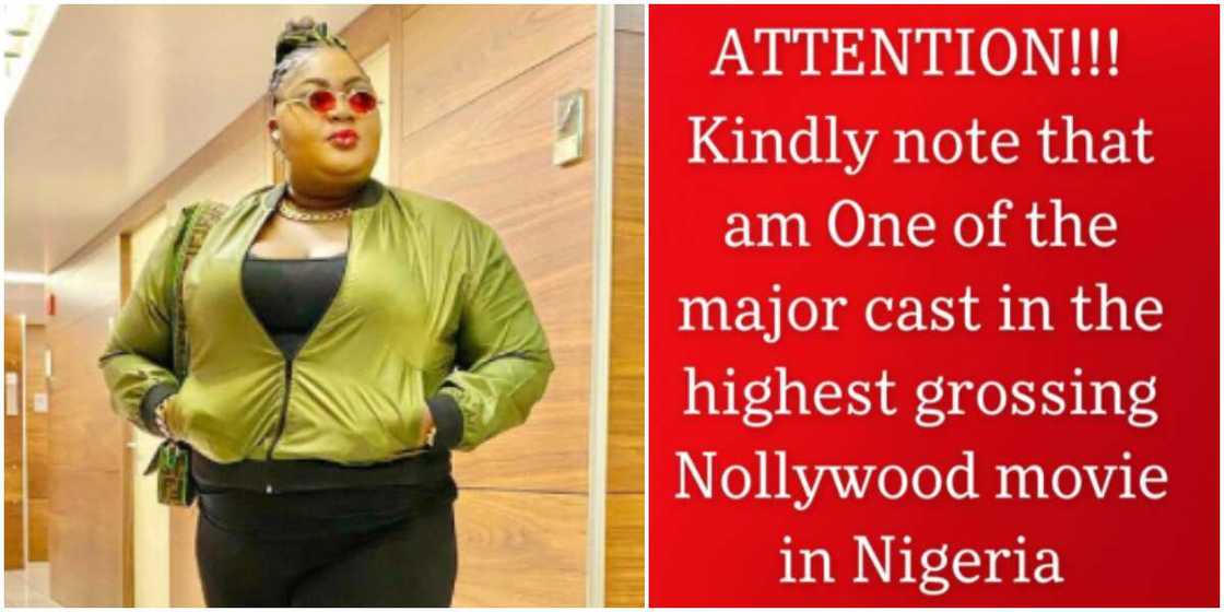 Omo Ghetto: Eniola Badmus brags as the movie becomes highest-grossing in Nollywood, says her price has gone up Omo Ghetto: Eniola Badmus brags as the movie becomes highest-grossing in Nollywood, says her price has gone up