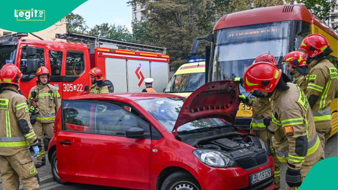Firefighter discovers son dead in Sardinia car crash while responding to early morning emergency.