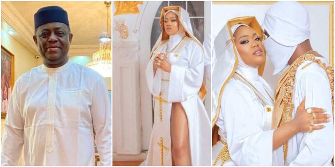 This is Not Art, it is Ghetto Rubbish: Femi Fani Kayode Reacts to Toyin Lawani’s Racy Nun Photos This is Not Art, it is Ghetto Rubbish: Femi Fani Kayode Reacts to Toyin Lawani’s Racy Nun Photos