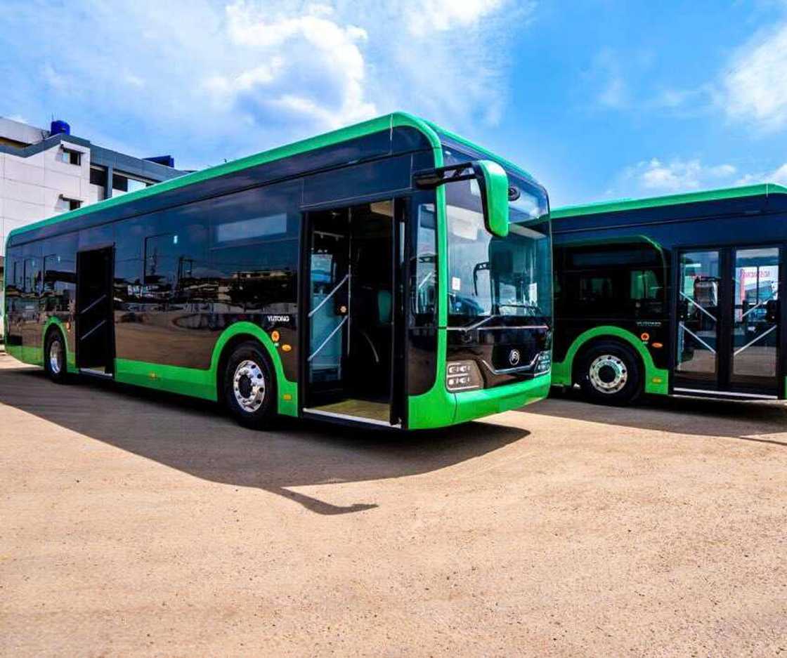 Governor Sanwo-Olu, electric buses in Lagos Governor Sanwo-Olu, electric buses in Lagos