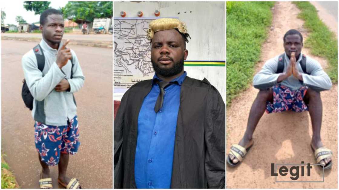 Trekking mission to Lagos/Man from Benue. Trekking mission to Lagos/Man from Benue.