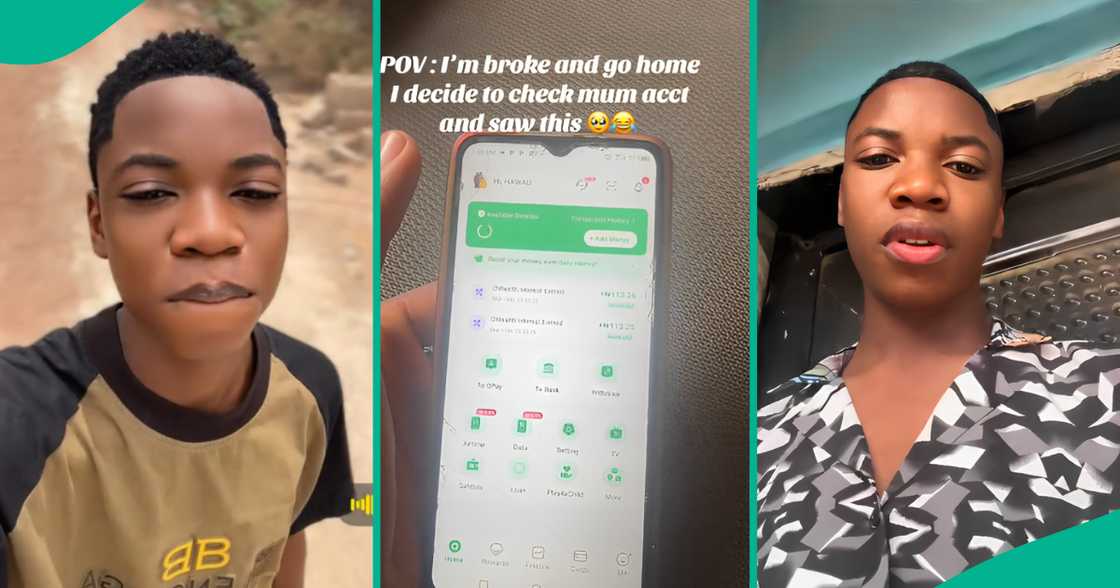 Broke Nigerian man seeks help after seeing his mum's OPay account balance Broke Nigerian man seeks help after seeing his mum's OPay account balance