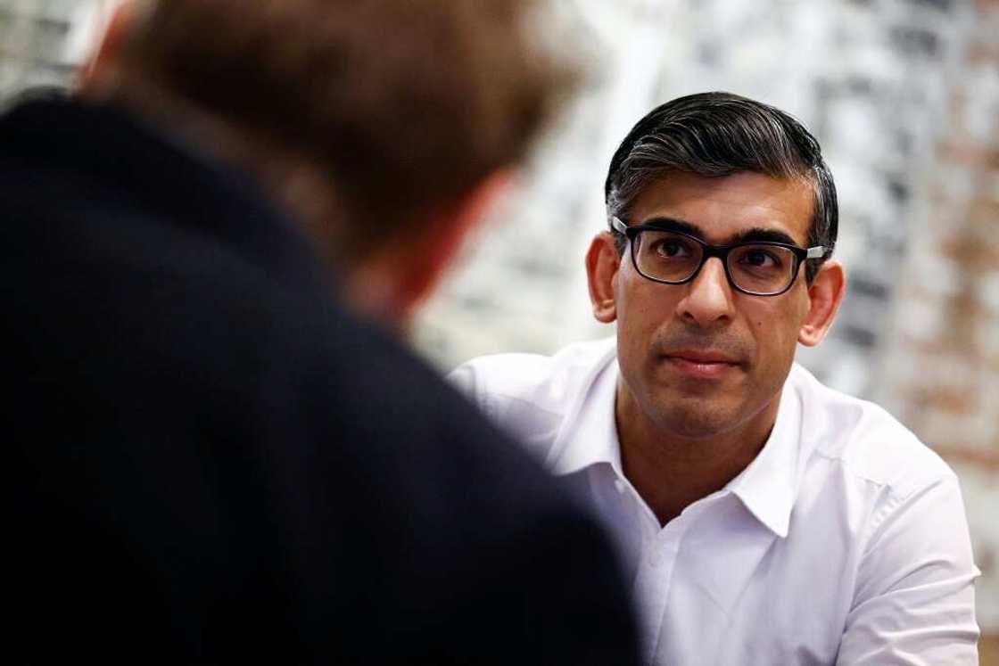 Conservative Prime Minister Rishi Sunak pledged to cut sky-high inflation Conservative Prime Minister Rishi Sunak pledged to cut sky-high inflation