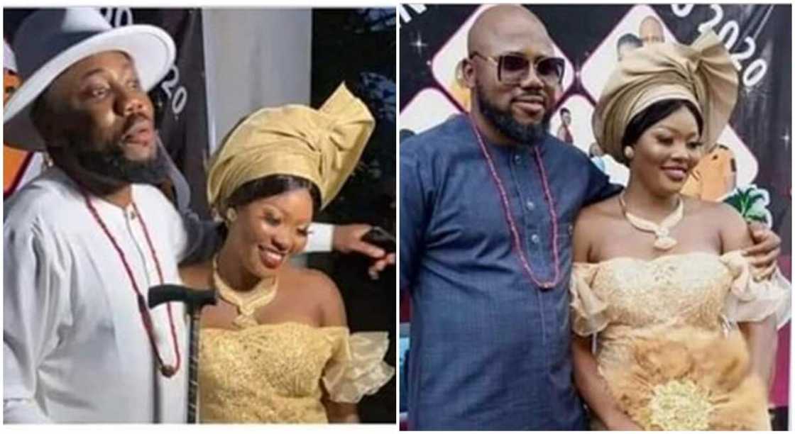 Nigerian woman and her husband Nigerian woman and her husband